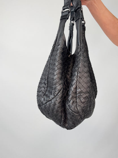Bottega Veneta Intrecciato Campana Hobo Bag right side