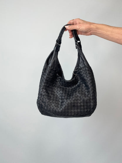 Bottega Veneta Intrecciato Campana Hobo Bag