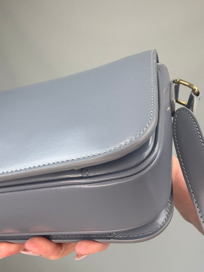 Celine Teen Triomphe Calfskin Shoulder Bag ack right bottom corner