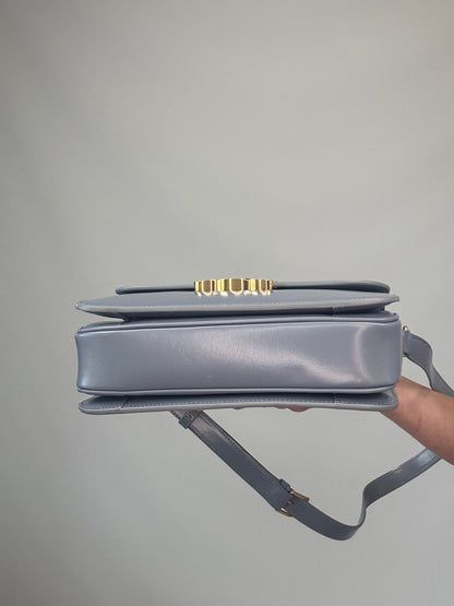 Celine Teen Triomphe Calfskin Shoulder Bag bottom of handbag