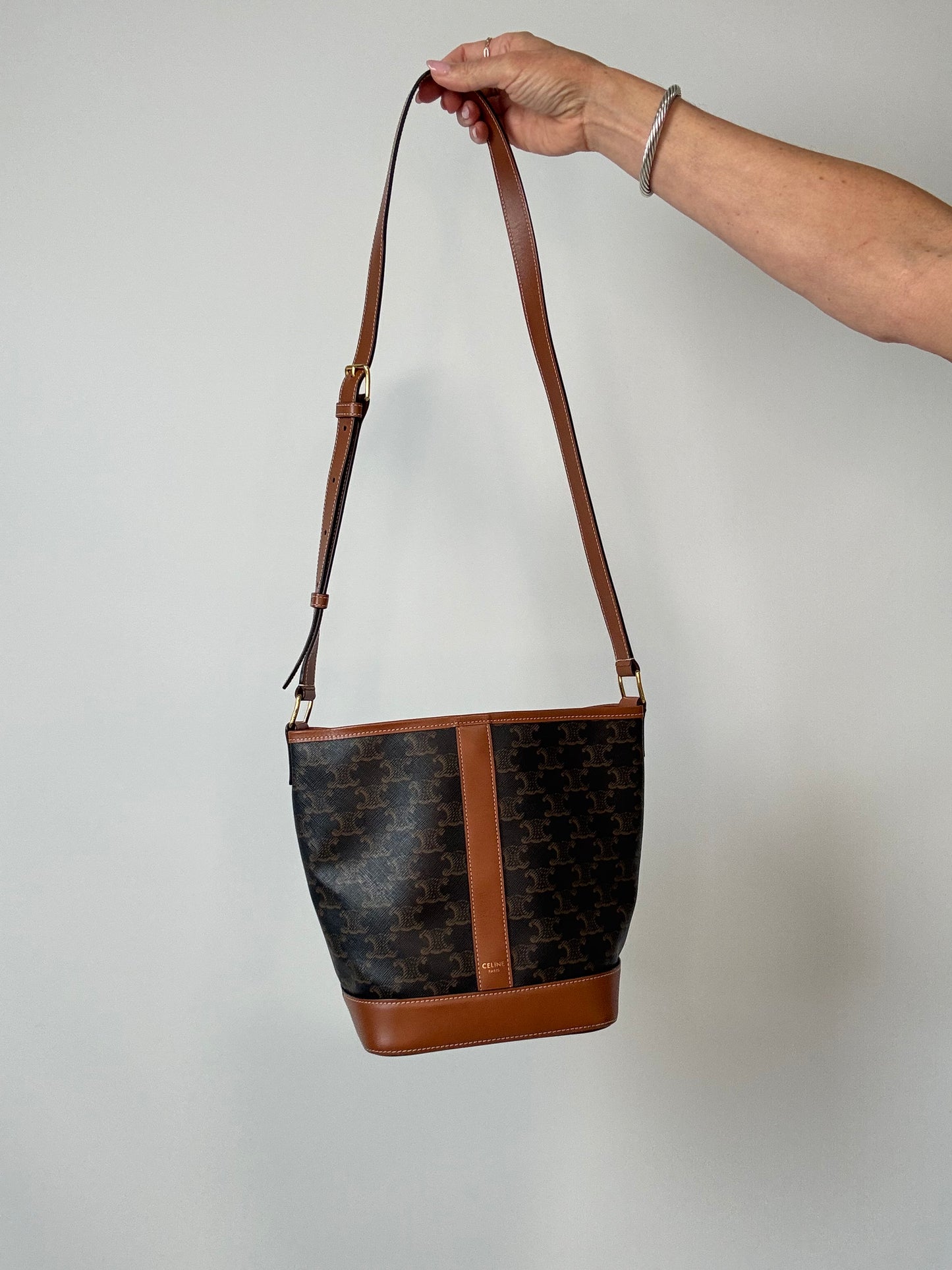 Celine Triomphe Bucket Bag