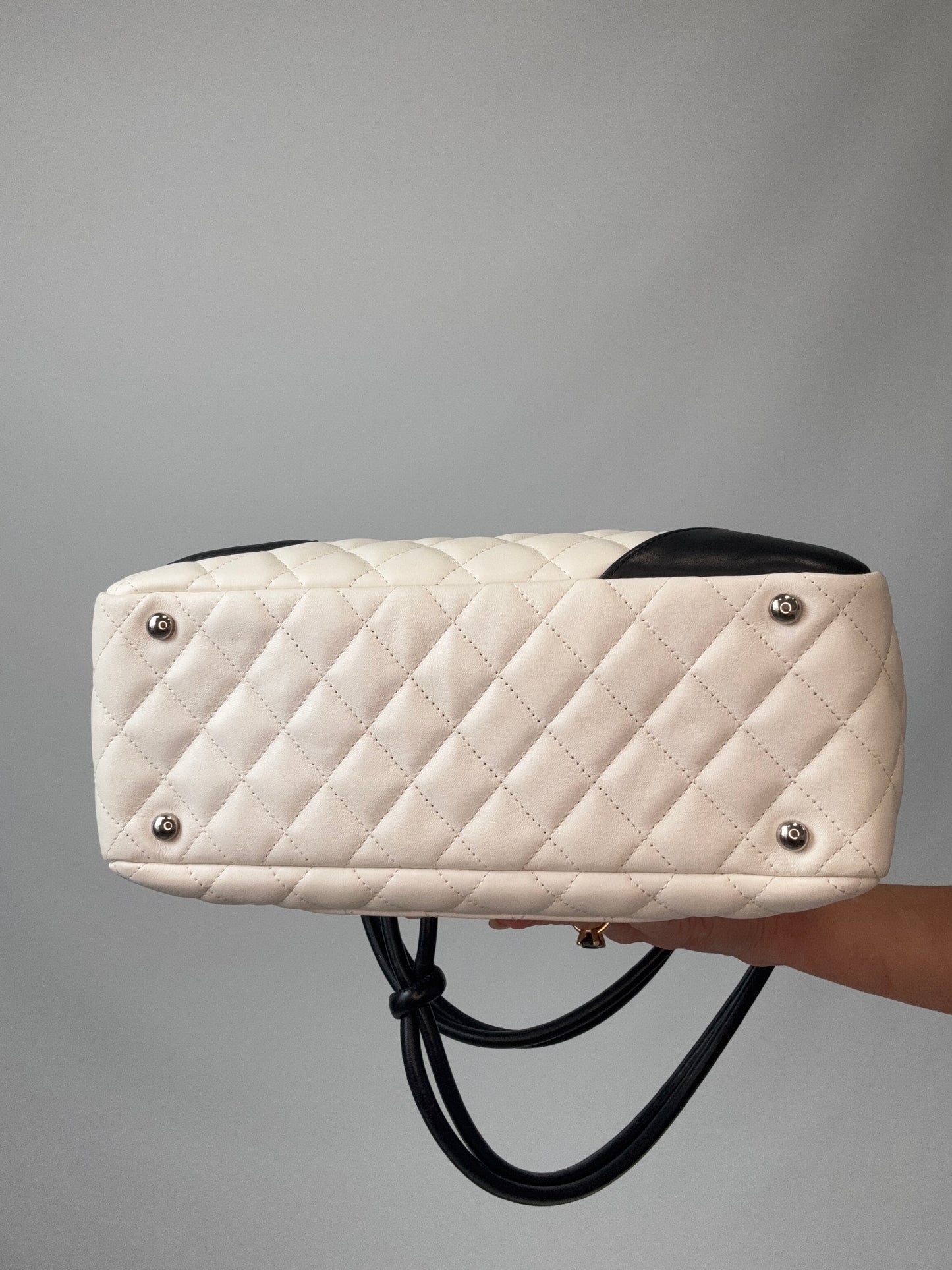 Chanel Cambon Ligne Bowler Bag bottom
