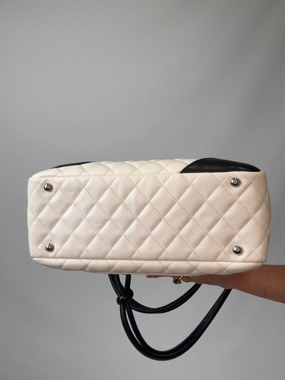Chanel Cambon Ligne Bowler Bag bottom