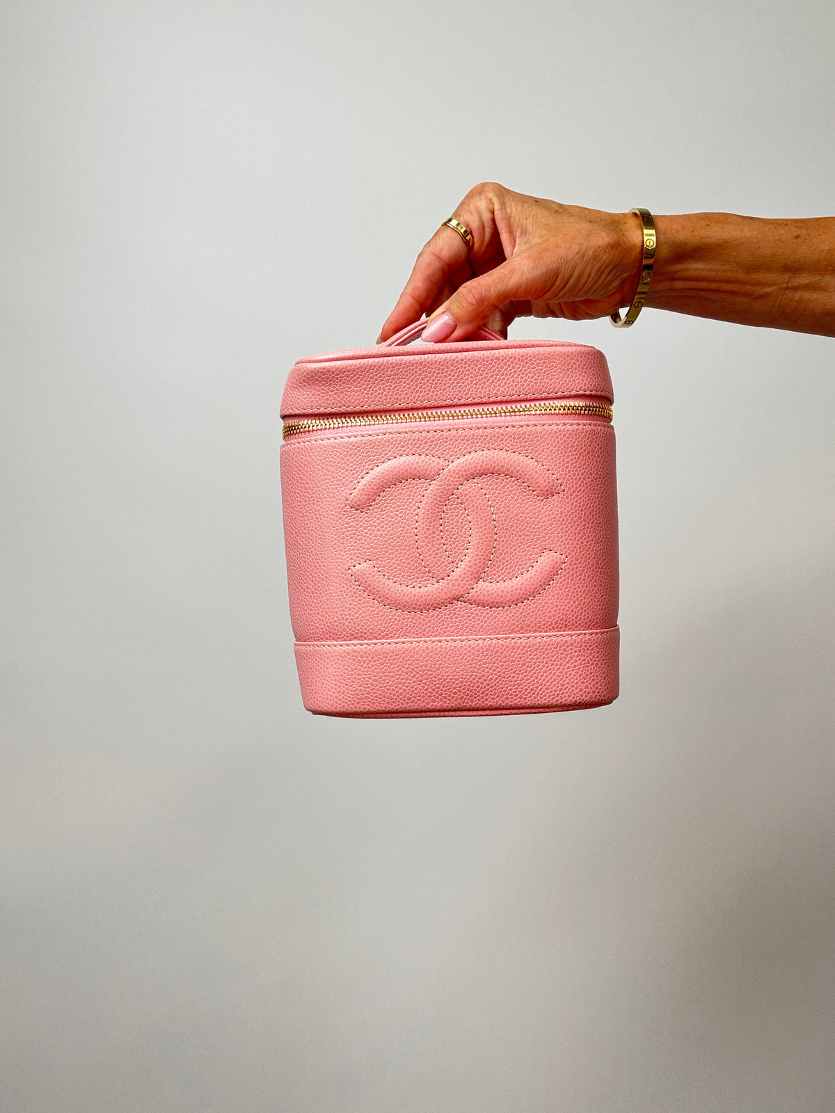 Chanel Caviar Leather Vanity Bag