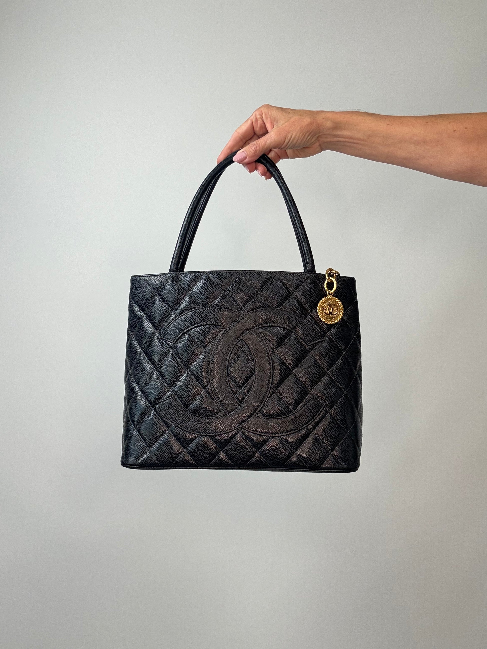 Chanel Caviar Quilted Medallion Tote