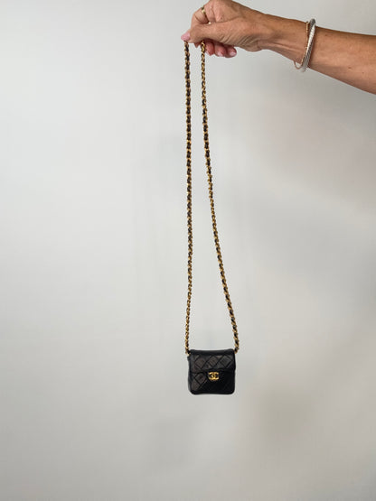 Chanel Micro Quilted Flap Bag