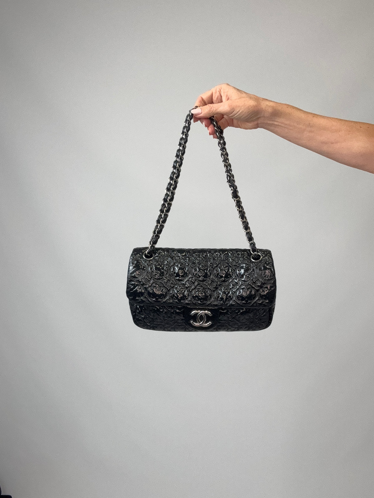 Chanel Patent leather Rock In Moscow Single Flap Bag