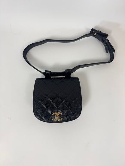 Chanel Quilted Caviar Belt Bag