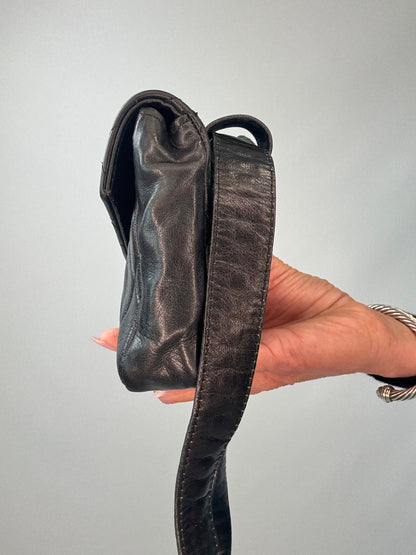 Chanel Quilted Lambskin Envelope Waist Bag right side
