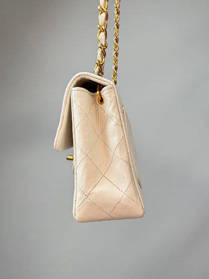 Chanel Quilted Lambskin Mini Square Flap Bag Vintage right side