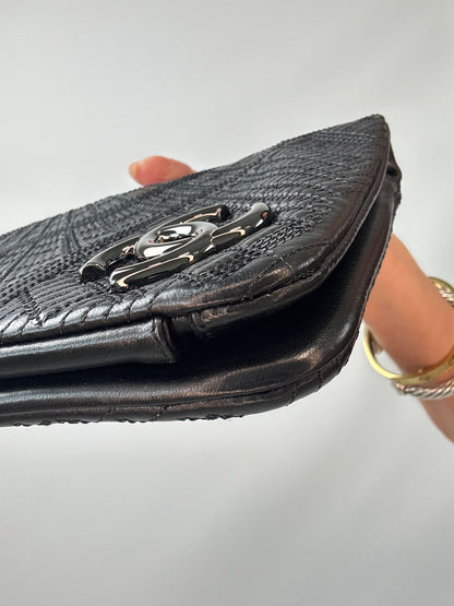 Chanel Sequin Grand Palais Clutch front right bottom corner