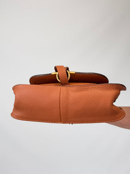 Chloé Calfskin Mini Marcie Satchel bottom of handbag