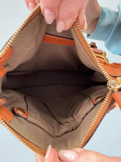 Chloé Calfskin Mini Marcie Satchel handbag interior