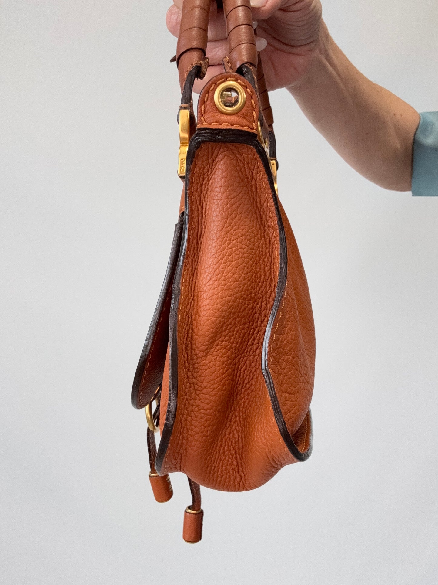 Chloé Calfskin Mini Marcie Satchel right side