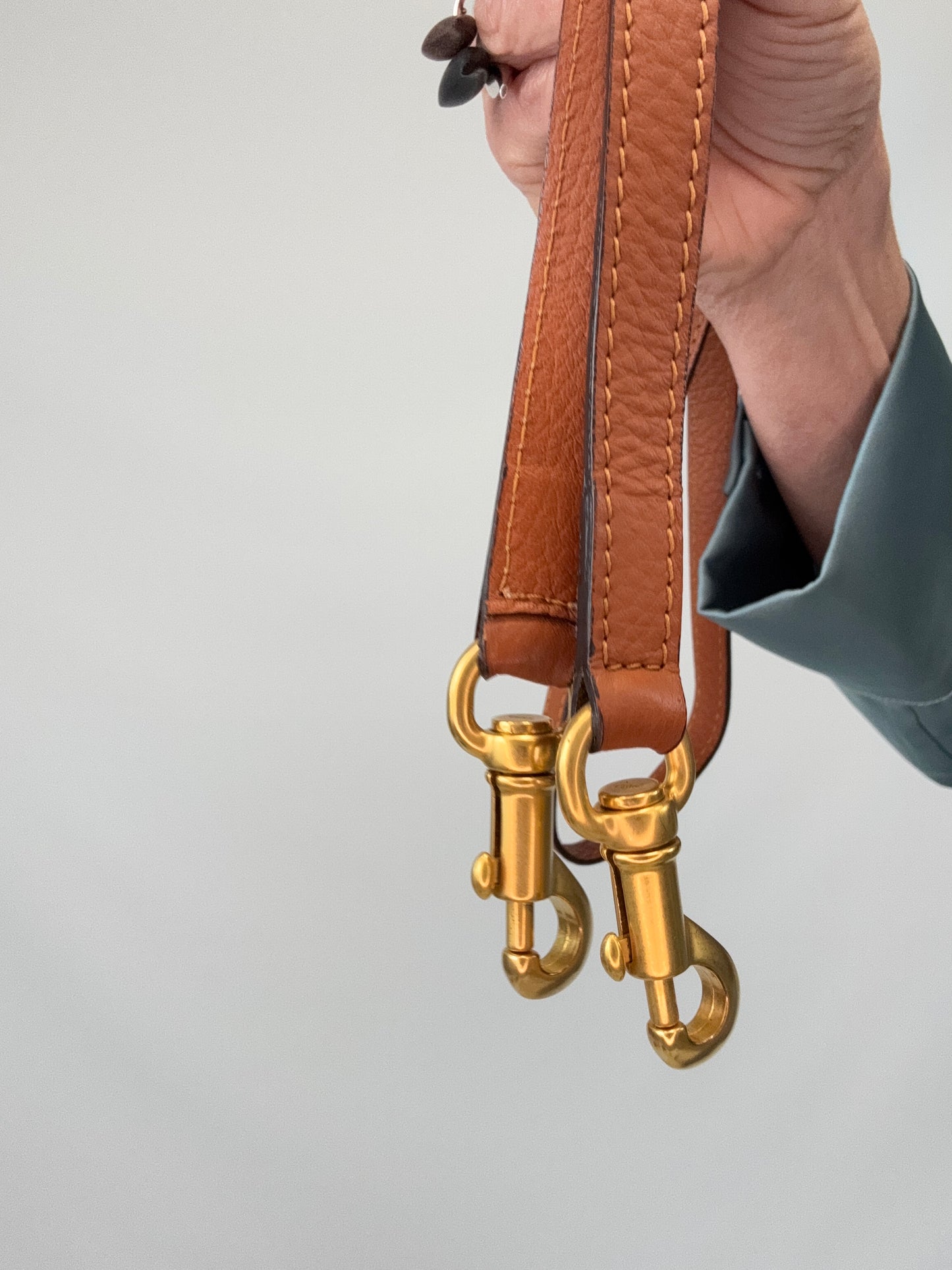 Chloé Calfskin Mini Marcie Satchel shoulder strap hardware