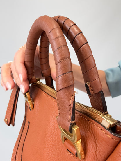 Chloé Calfskin Mini Marcie Satchel top handles 2