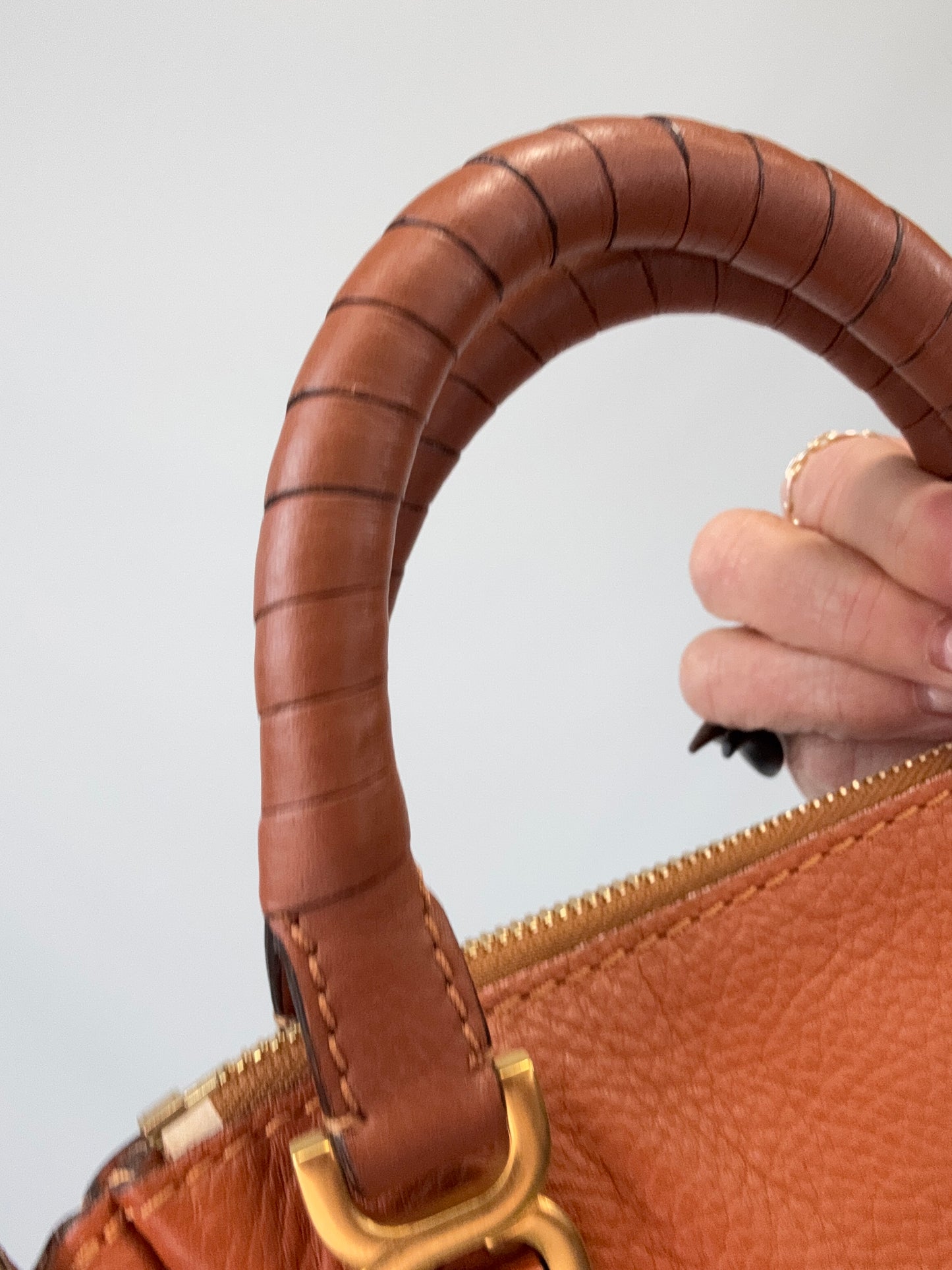 Chloé Calfskin Mini Marcie Satchel top handles 3