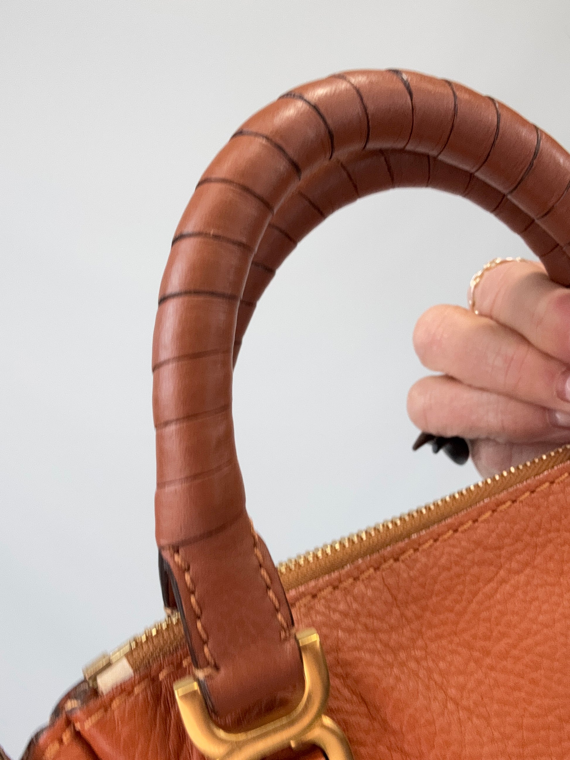 Chloé Calfskin Mini Marcie Satchel top handles 3