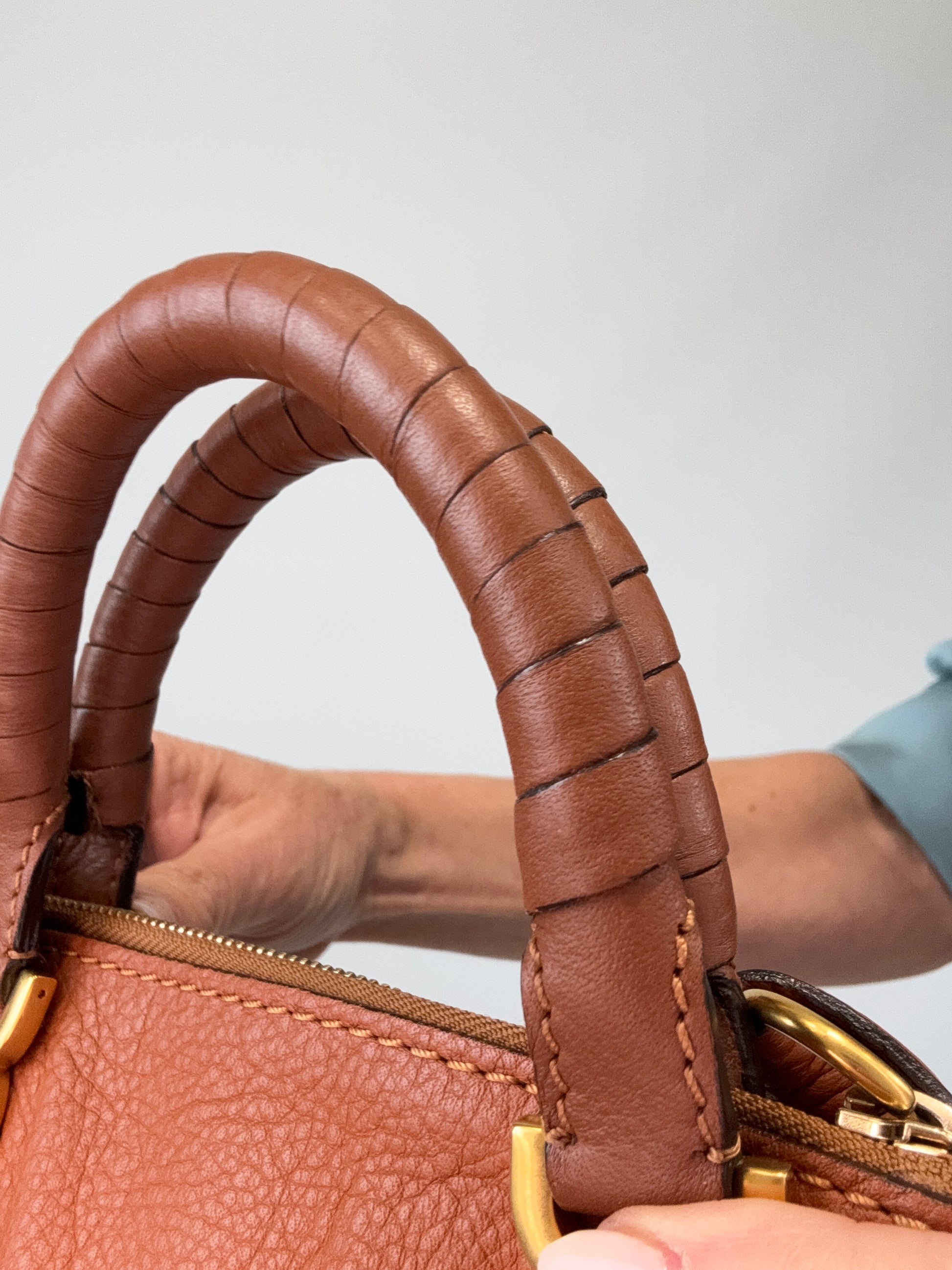 Chloé Calfskin Mini Marcie Satchel top handles 4