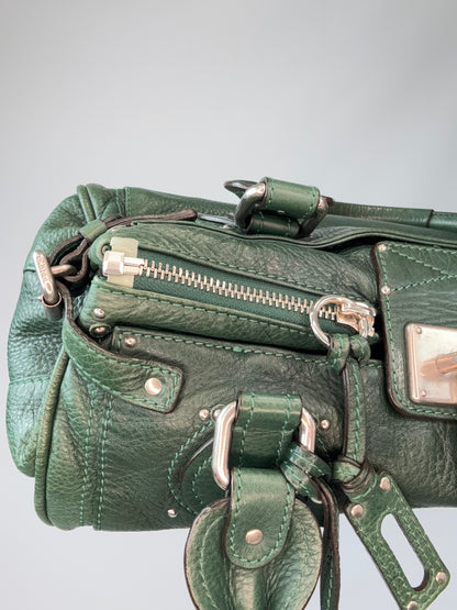 Chloé Paddington Satchel – Emerald Green top left corner