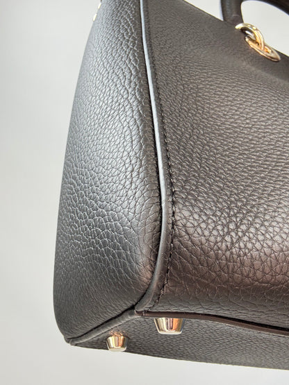 Dior Grained Calfskin Diorissimo Tote - Black back left bottom corner