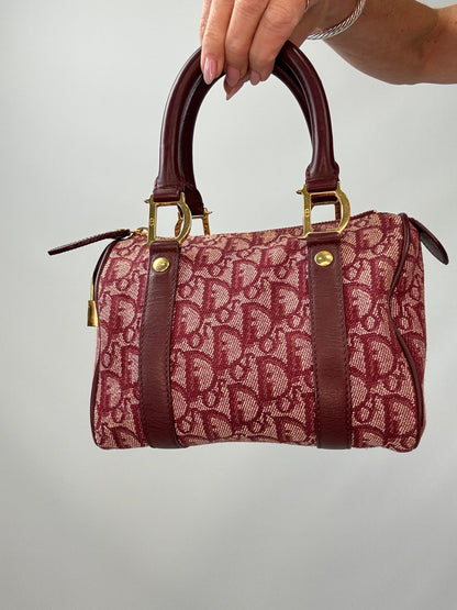 Dior Trotter Mini Boston Bag back of bag