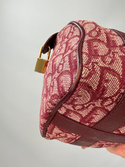 Dior Trotter Mini Boston Bag front left bottom corner