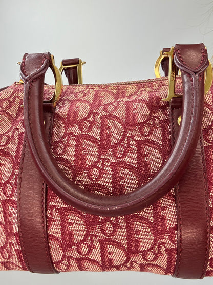 Dior Trotter Mini Boston Bag front top handle interior