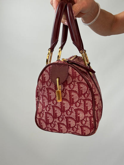 Dior Trotter Mini Boston Bag left side