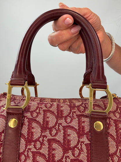 Dior Trotter Mini Boston Bag top handle front