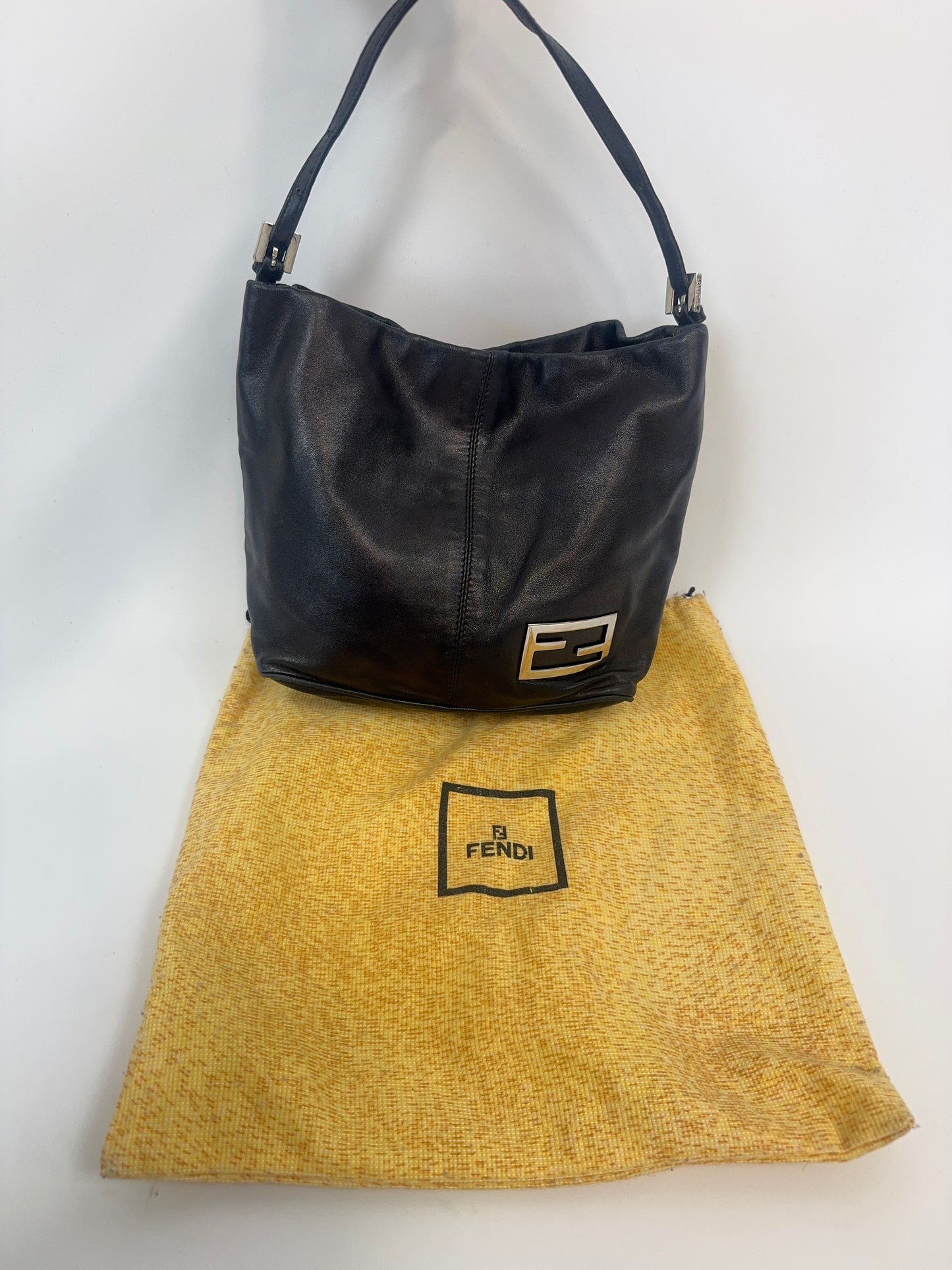 Fendi Calfskin Leather Hobo Bag - Vintage with dust bag