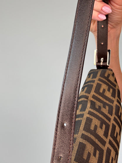 Fendi Zucca Baguette - Vintage 1999 top right of strap