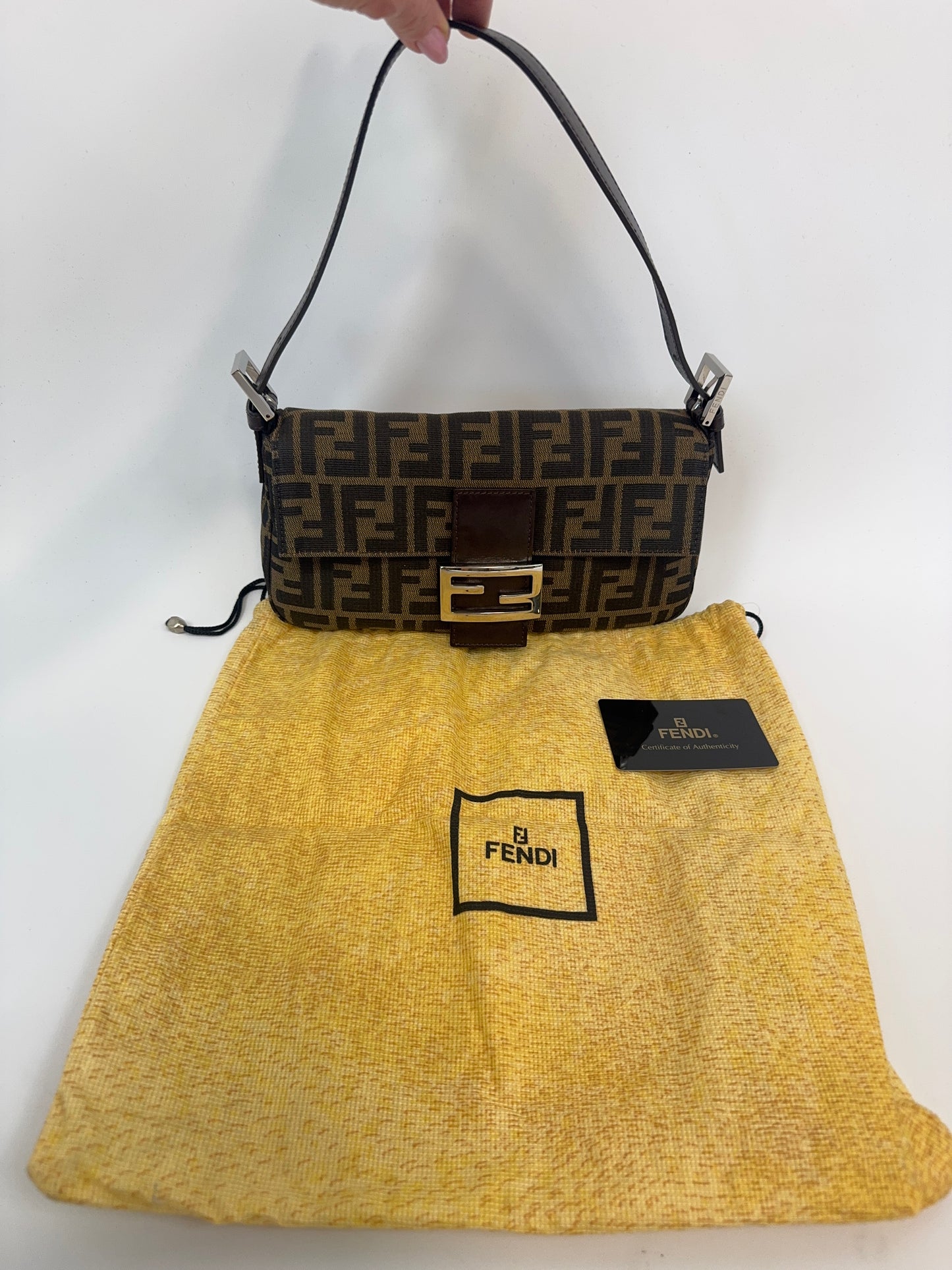 Fendi Zucca Baguette - Vintage 1999 with dust bag and card