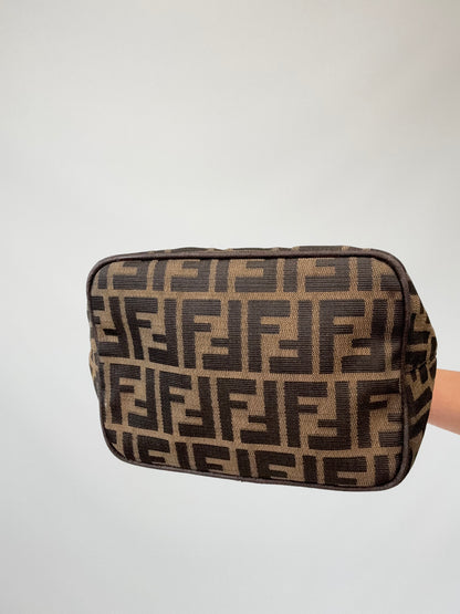 Fendi Zucca Hobo Bag bottom of handbag