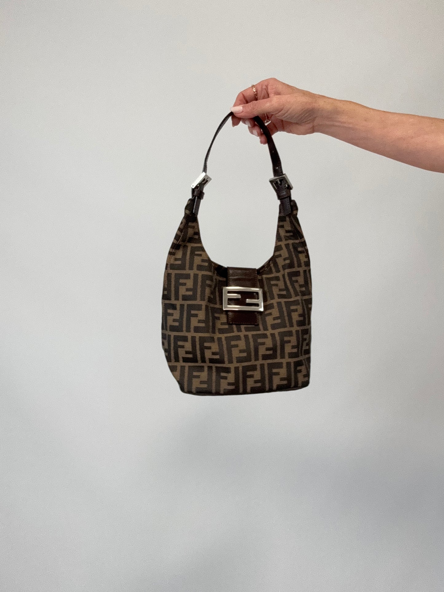 Fendi Zucca Hobo Bag