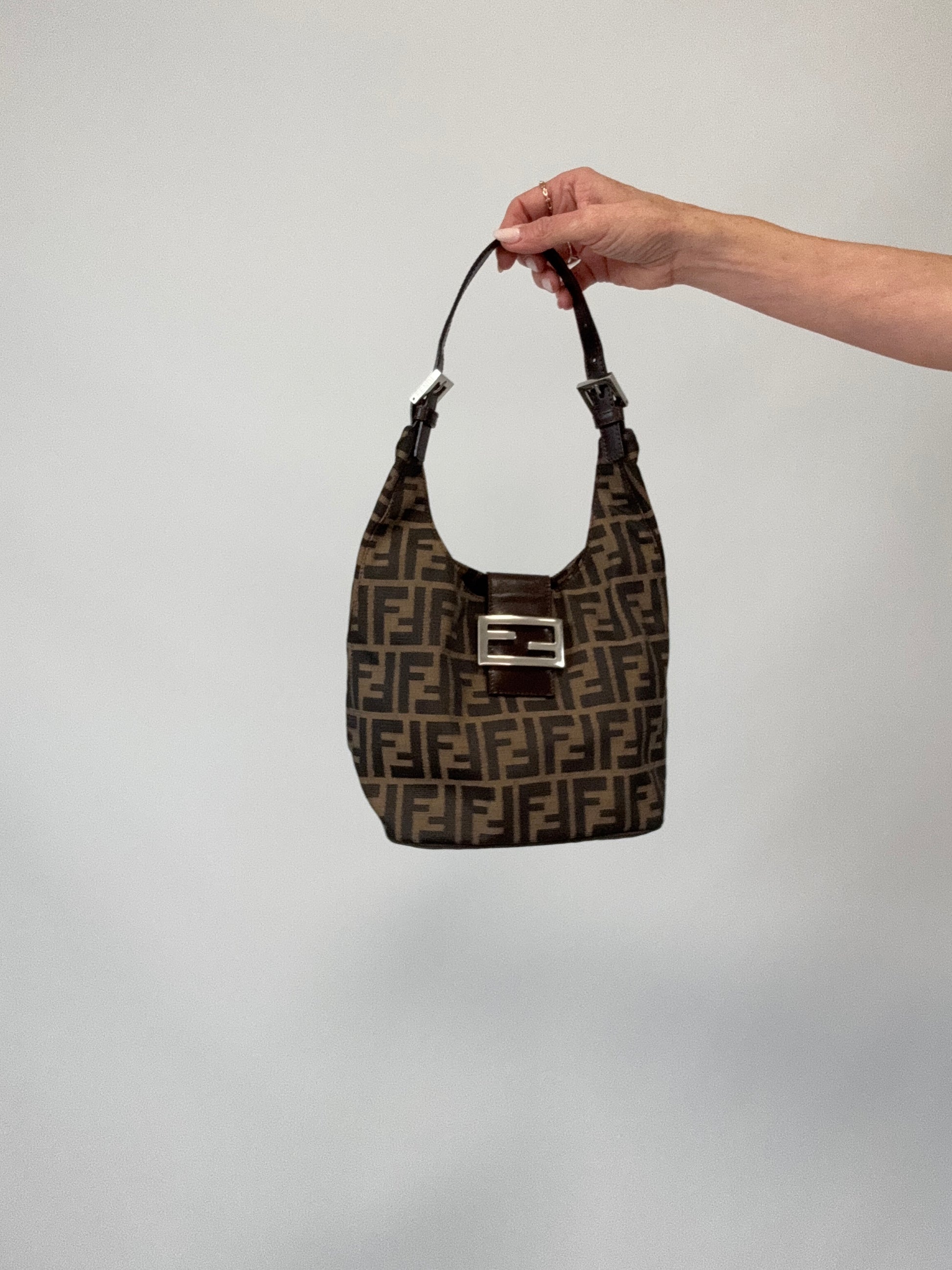 Fendi Zucca Hobo Bag