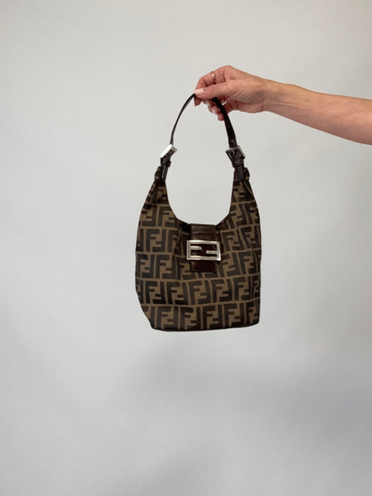 Fendi Zucca Hobo Bag