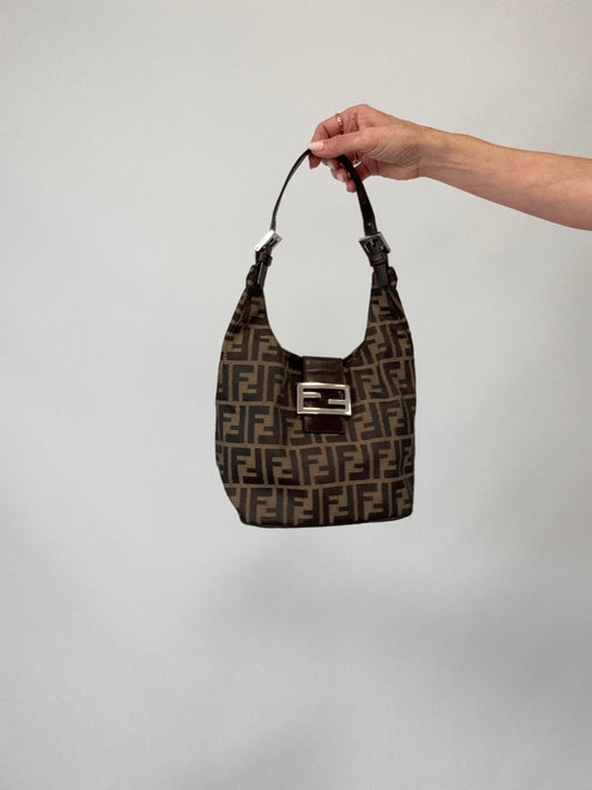 Fendi Zucca Hobo Bag