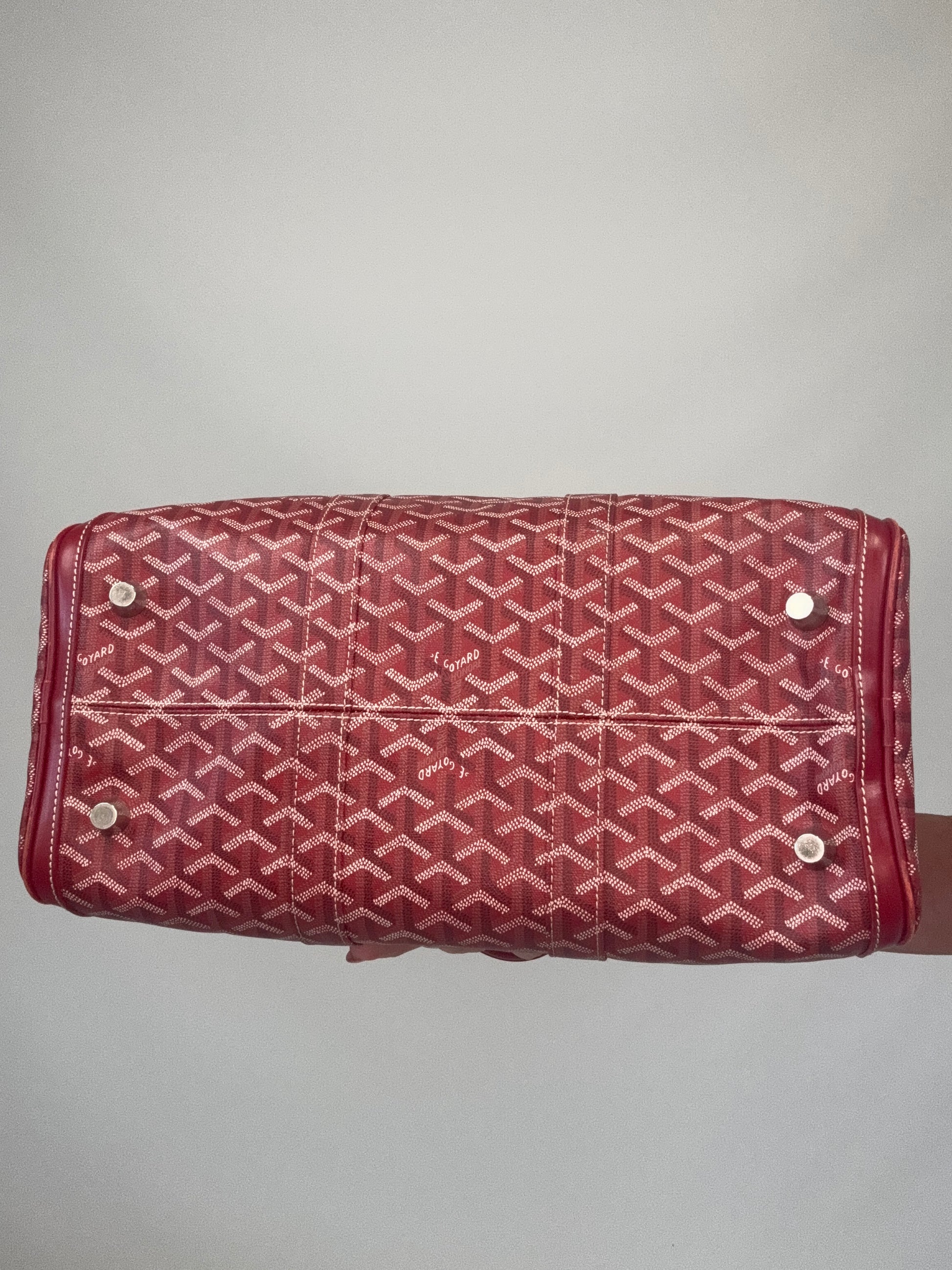 Goyard Goyardine Croisiere 35 bottom of handbag