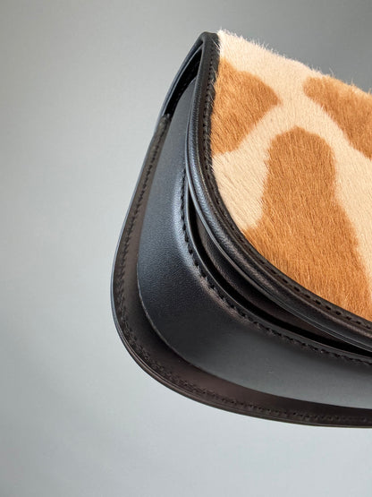 Gucci 1947 Bamboo Top Handle Mini Pony Hair Bag back left bottom corner