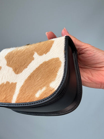Gucci 1947 Bamboo Top Handle Mini Pony Hair Bag back right bottom corner