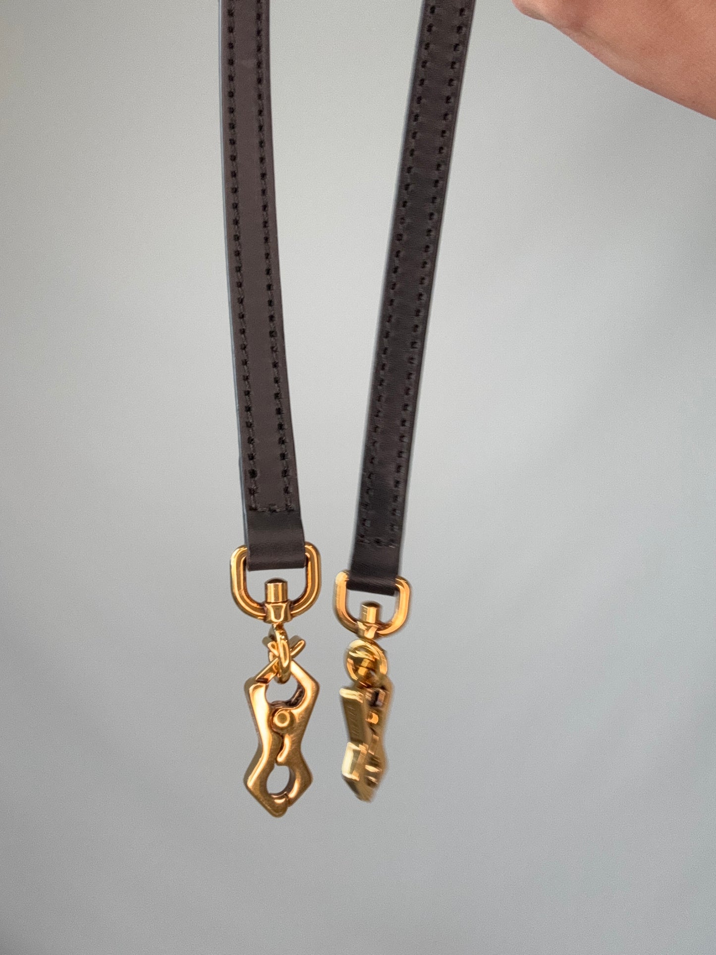 Gucci 1947 Bamboo Top Handle Mini Pony Hair Bag shoulder strap hardware