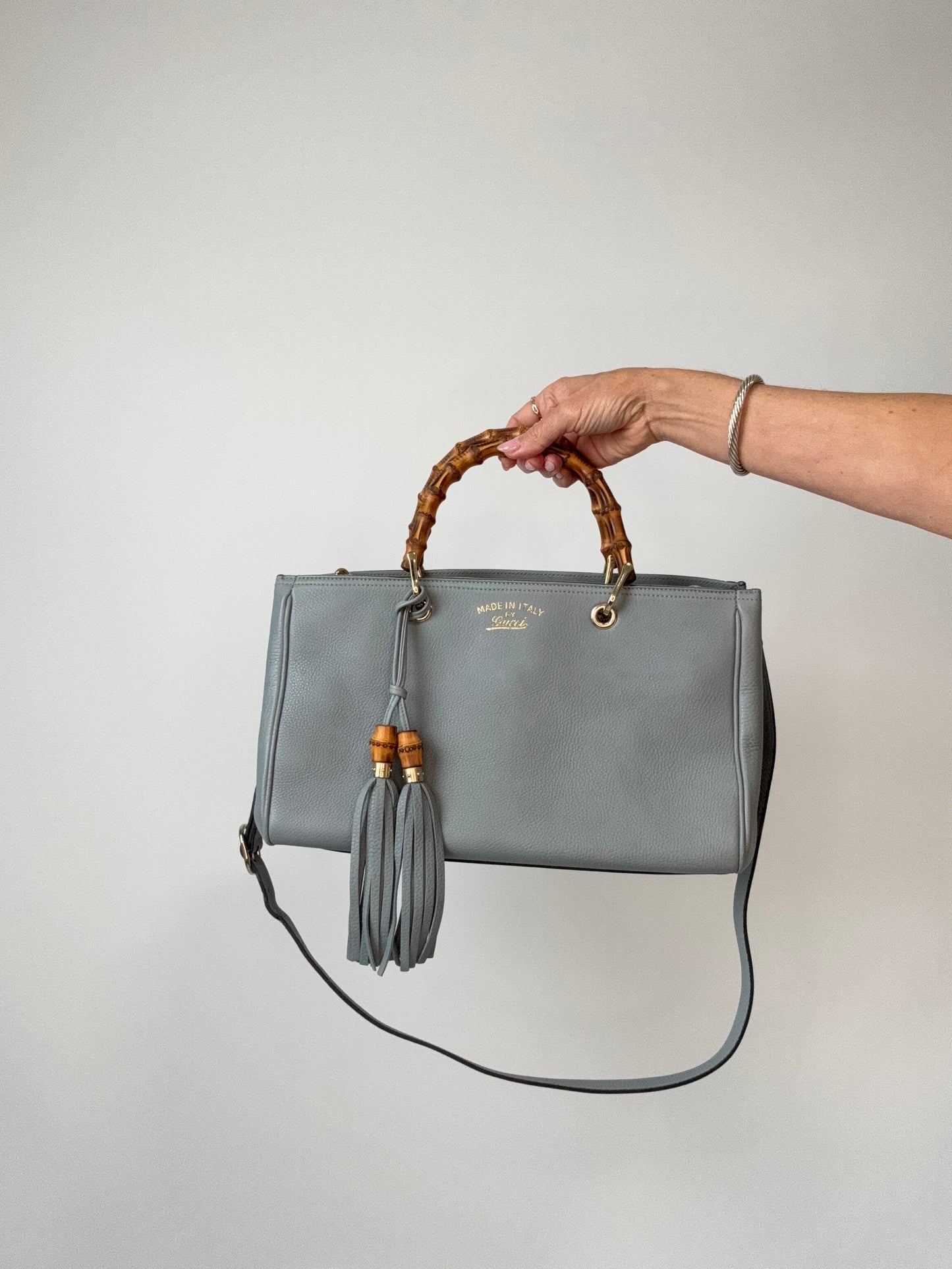 Gucci Bamboo Medium Shopping Tote