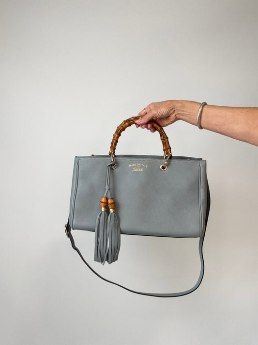 Gucci Bamboo Medium Shopping Tote