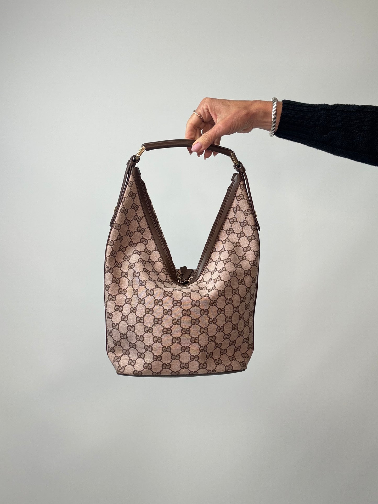Gucci GG Canvas Hobo Bag
