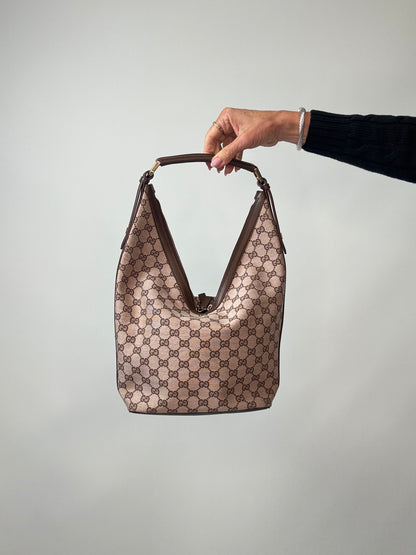 Gucci GG Canvas Hobo Bag