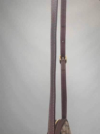 Gucci GG Supreme Monogram Web Mini Ophidia Shoulder Bag strap 2