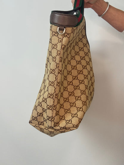 Gucci Giglio Large GG Canvas Tote Bag right side