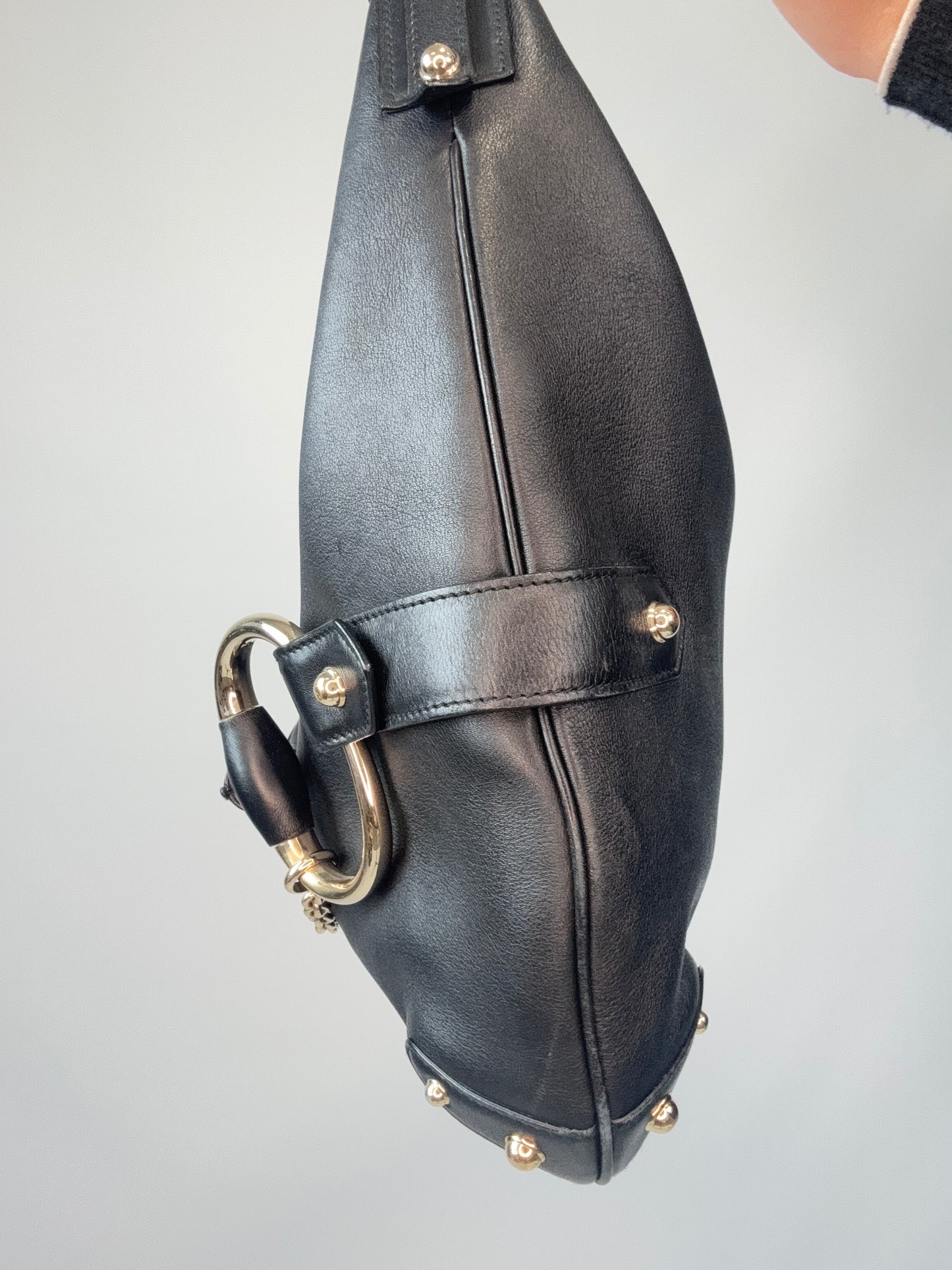 Gucci Horsebit Heritage Hobo Bag right side