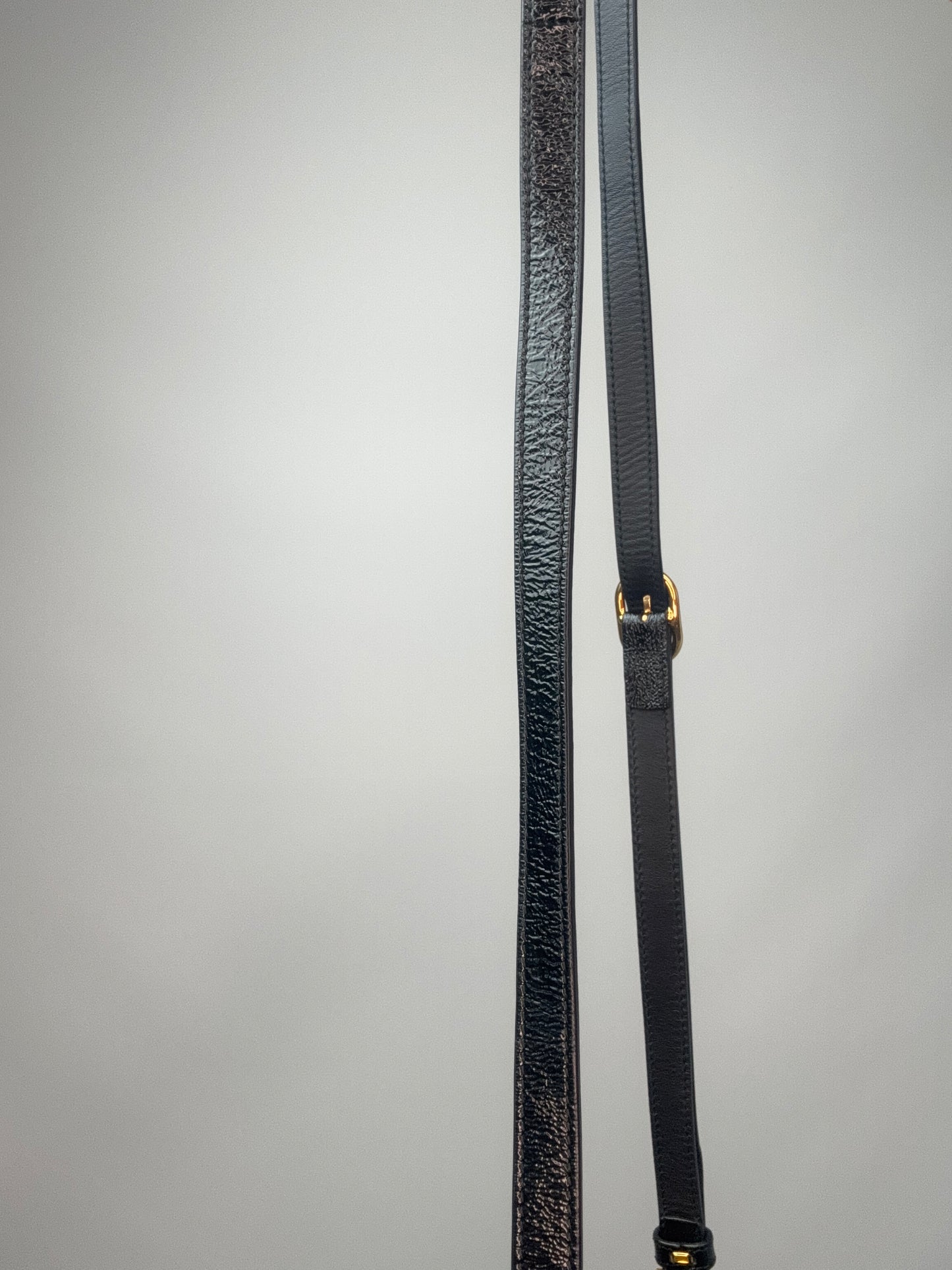 Gucci Mini Suede Ophidia Crossbody Bag other side of strap